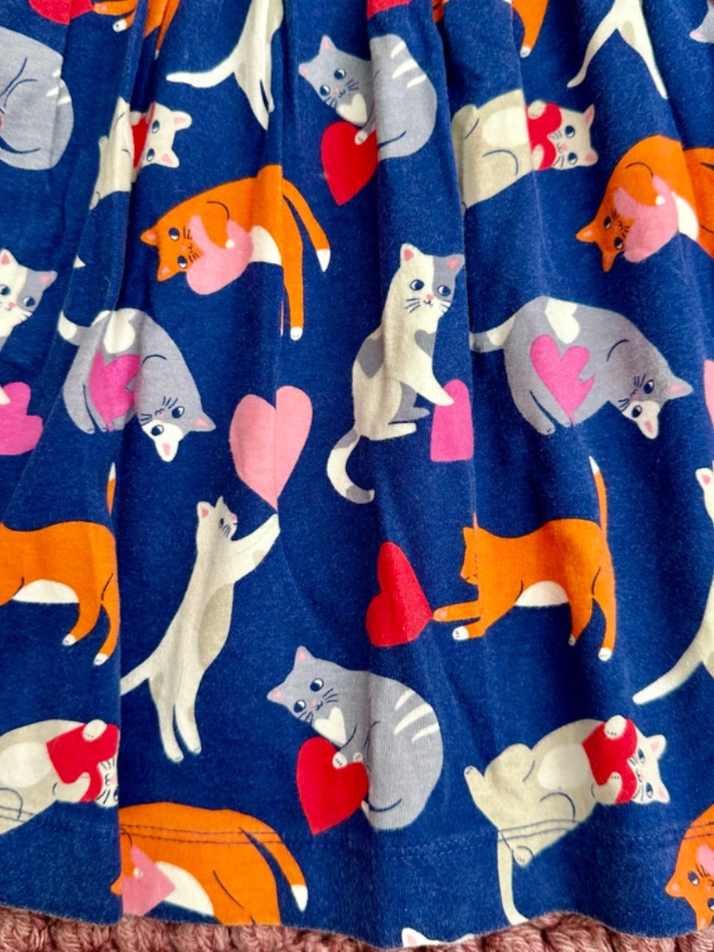 Mini Boden Blue Cat Dress - Picture 3 of 6
